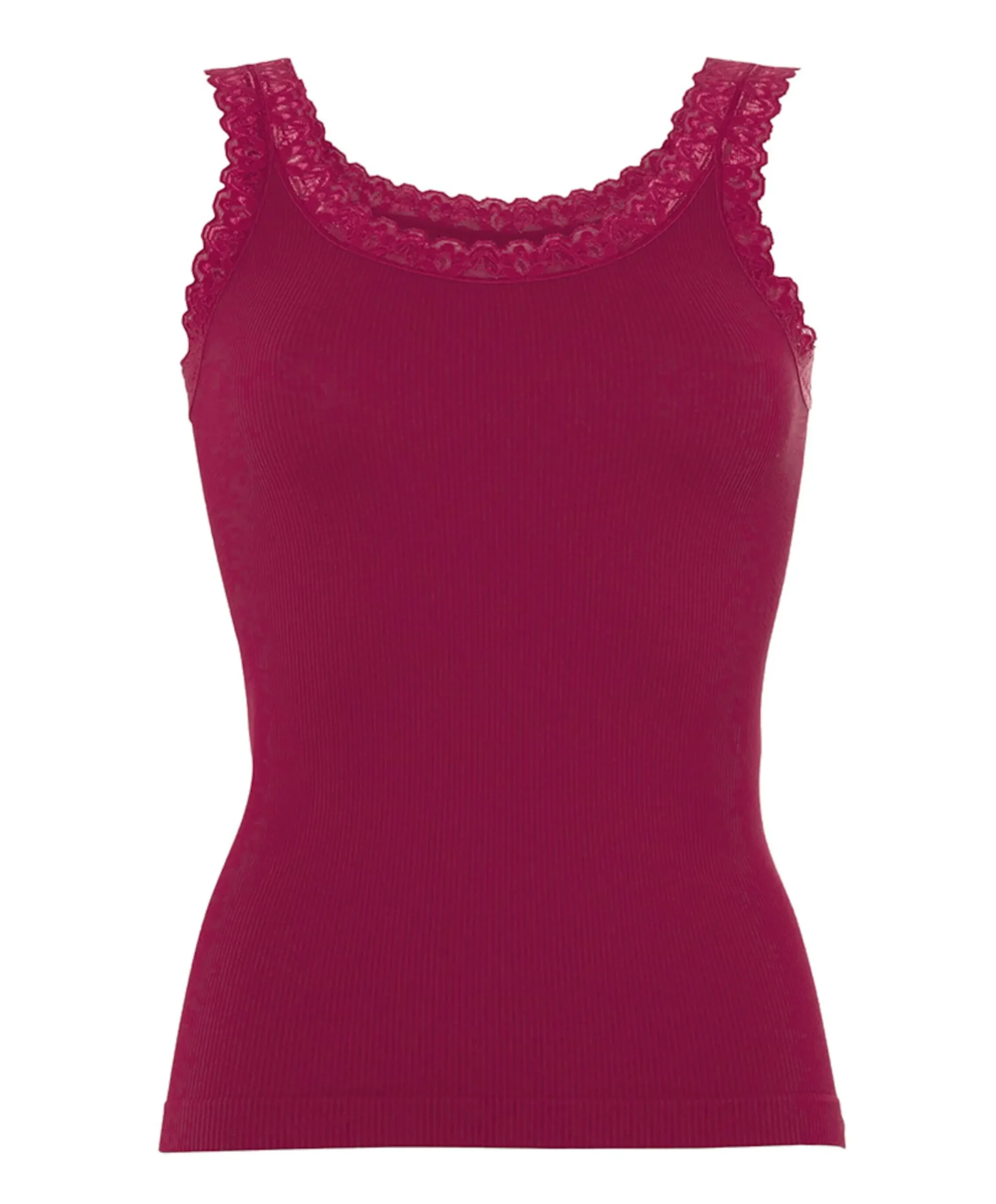 Dames top bordeaux