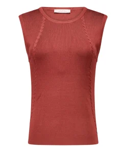 Dames top brique
