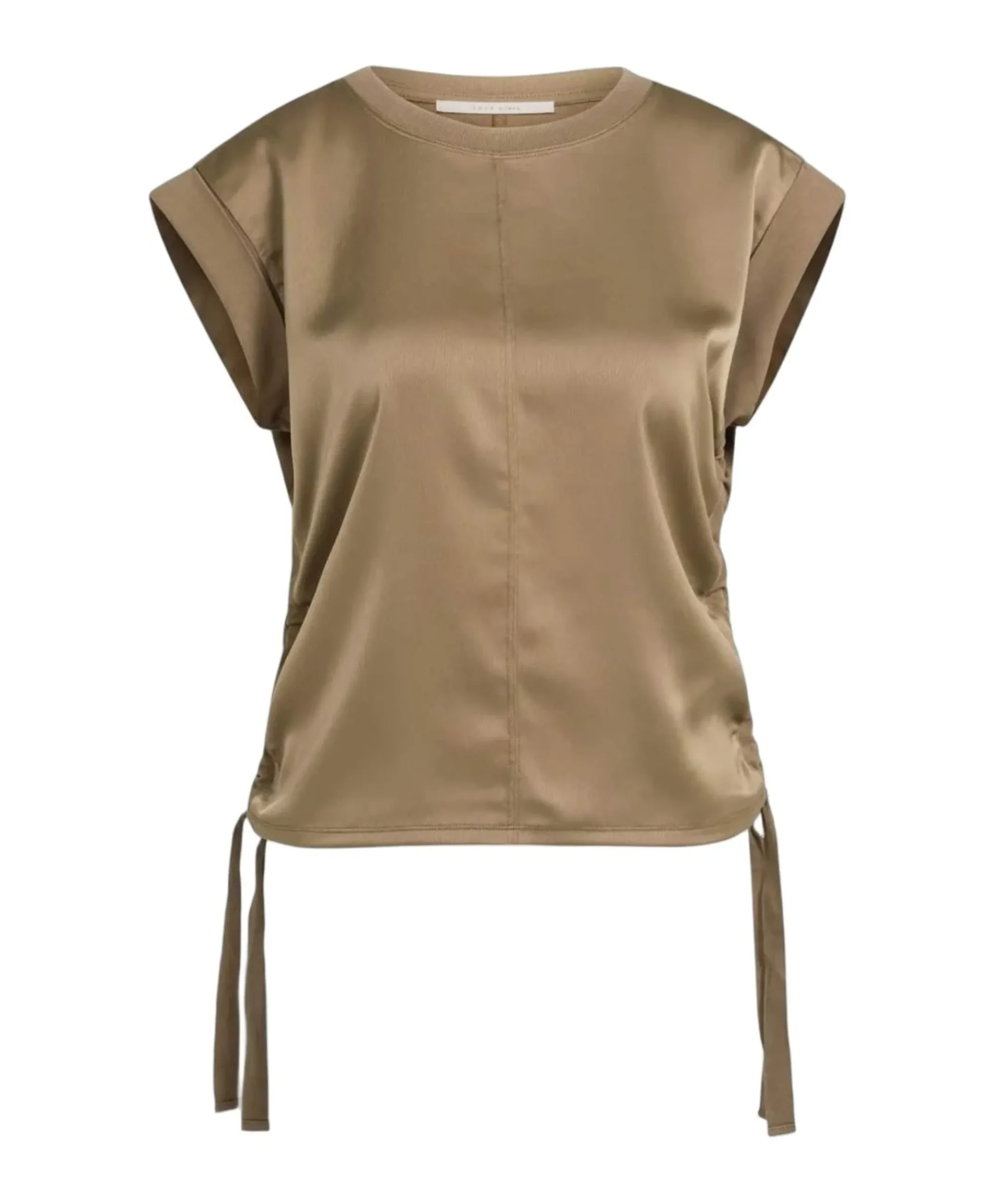 Dames top bruin