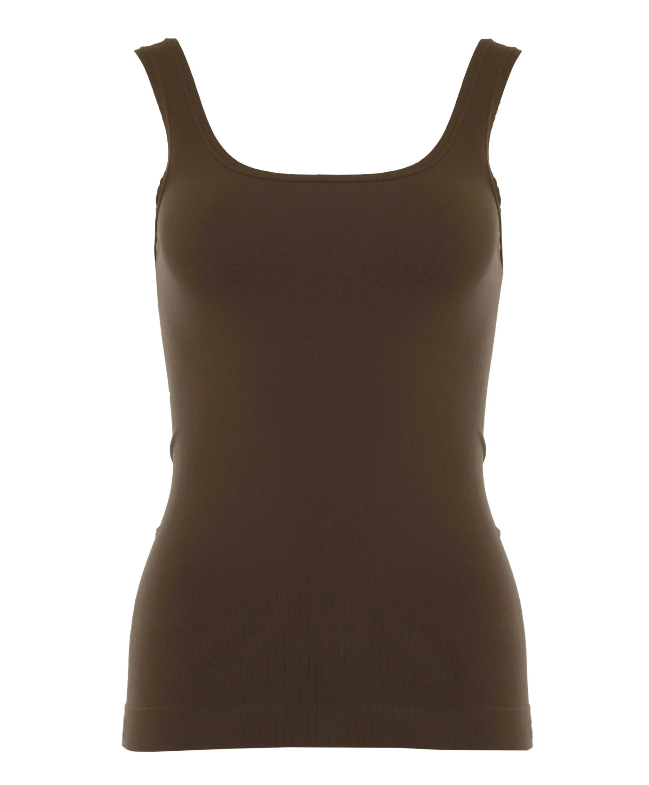 Dames top bruin