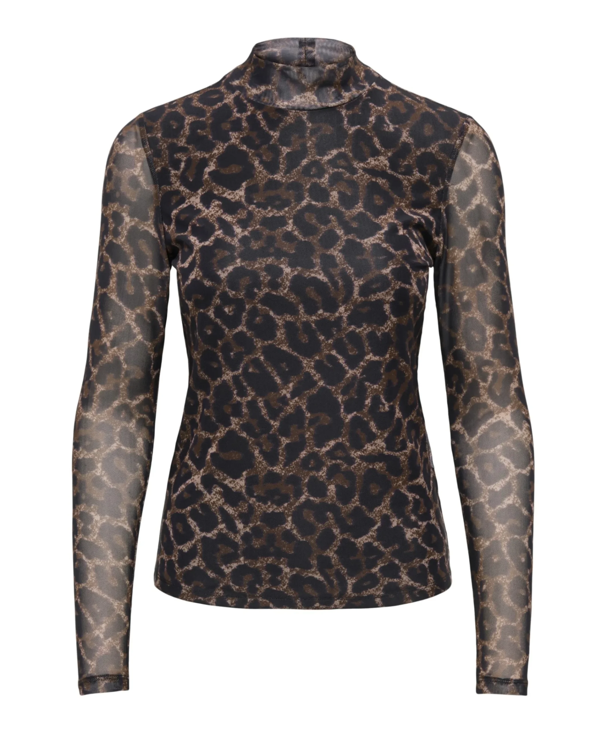 Dames top bruin
