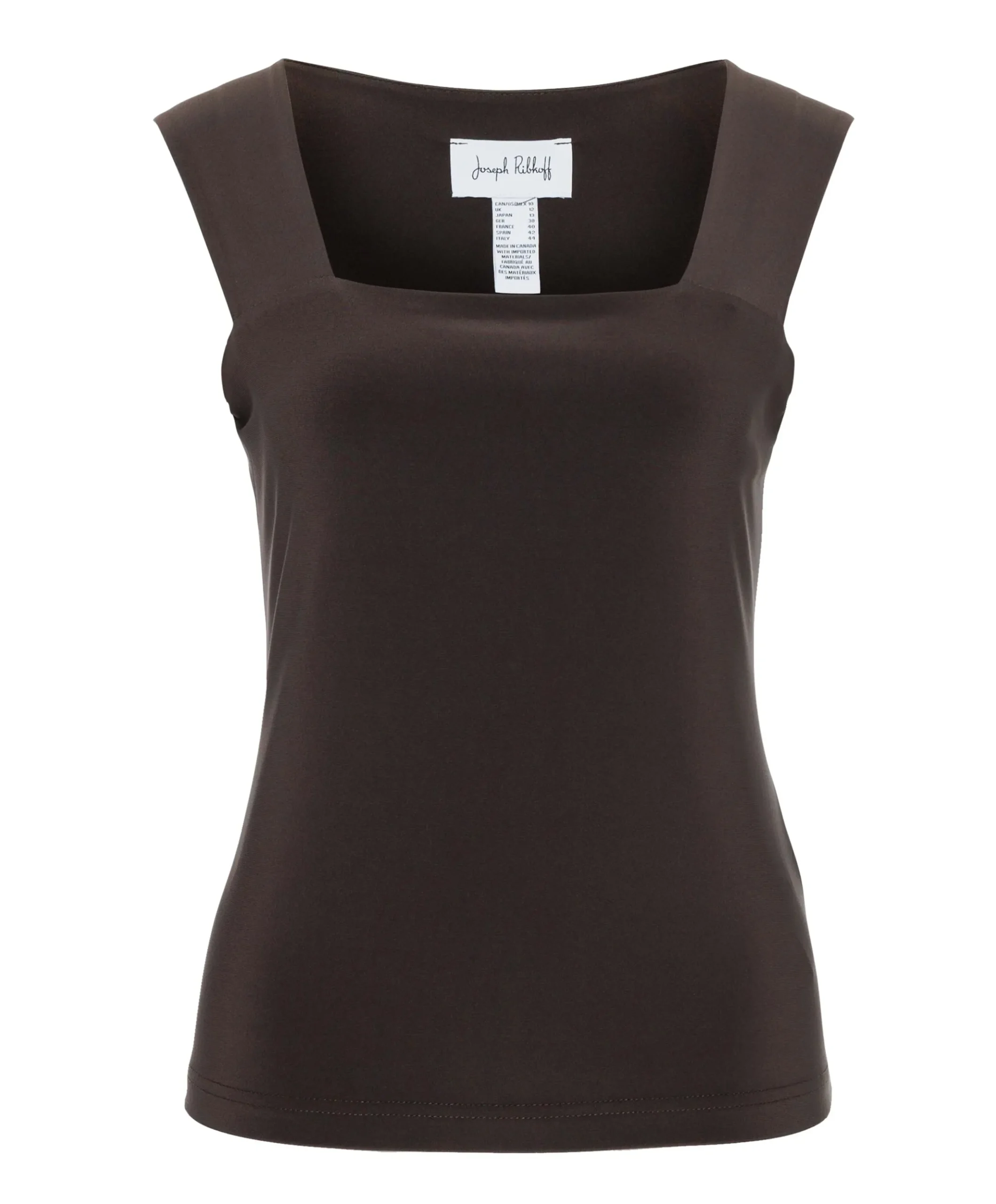 Dames top bruin