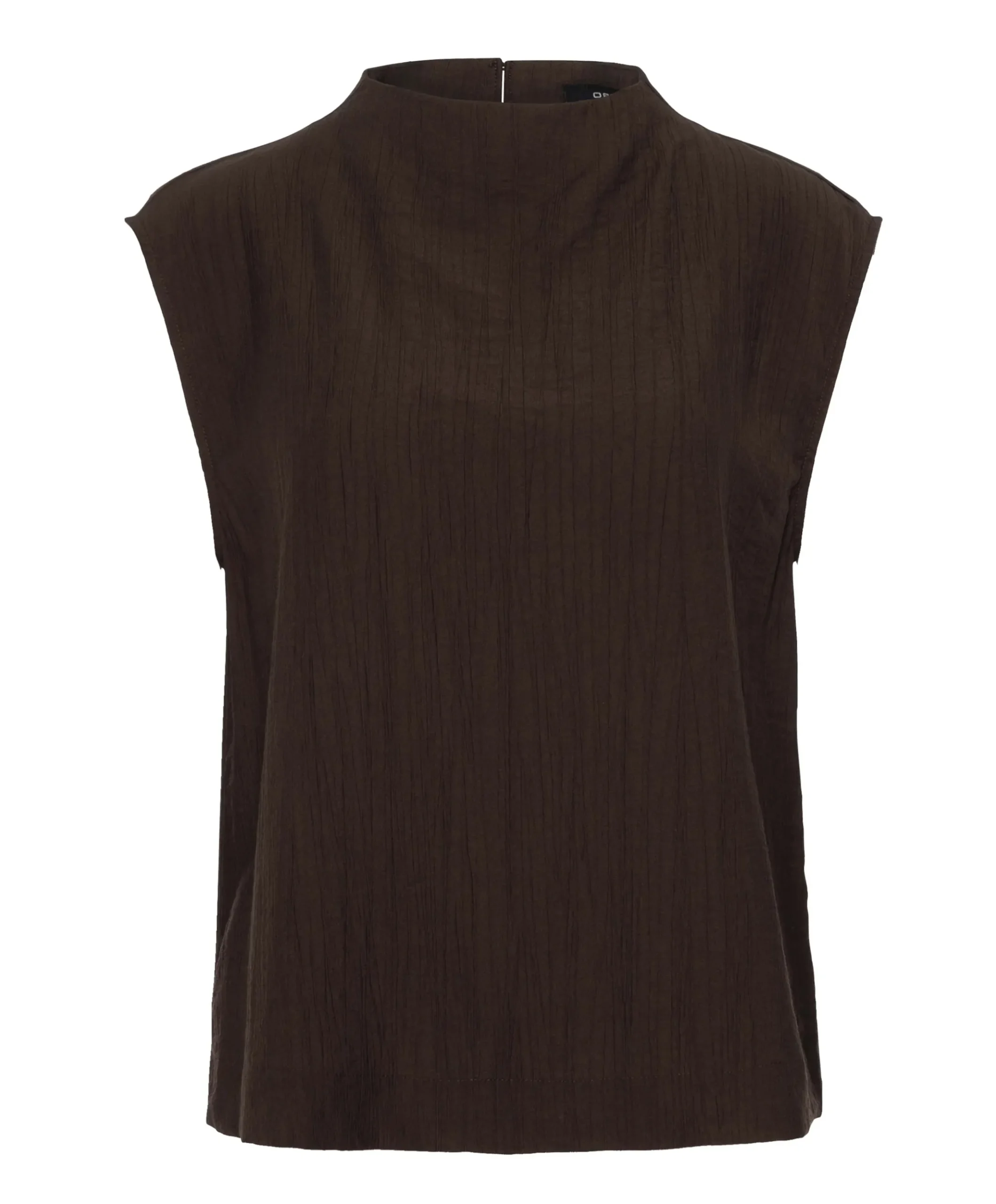 Dames top bruin
