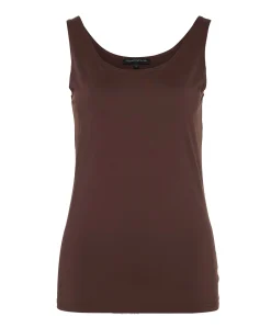 Dames top bruin