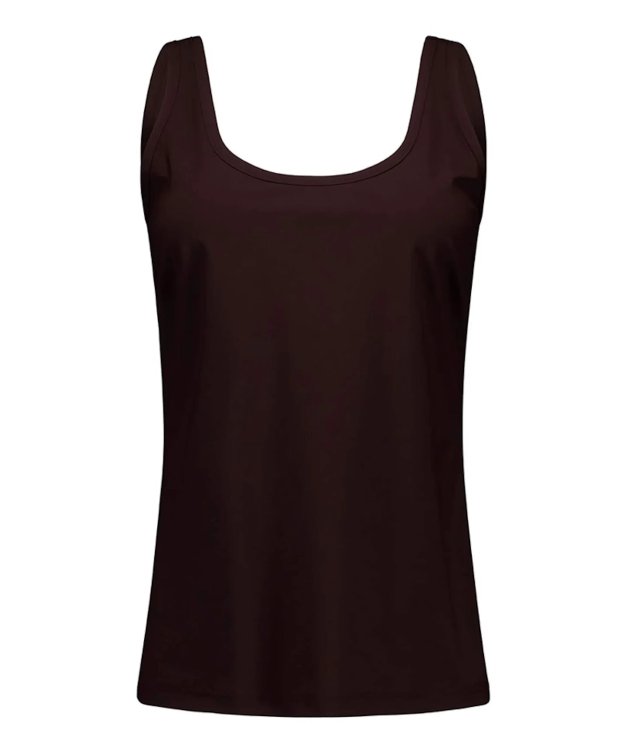 Dames top bruin