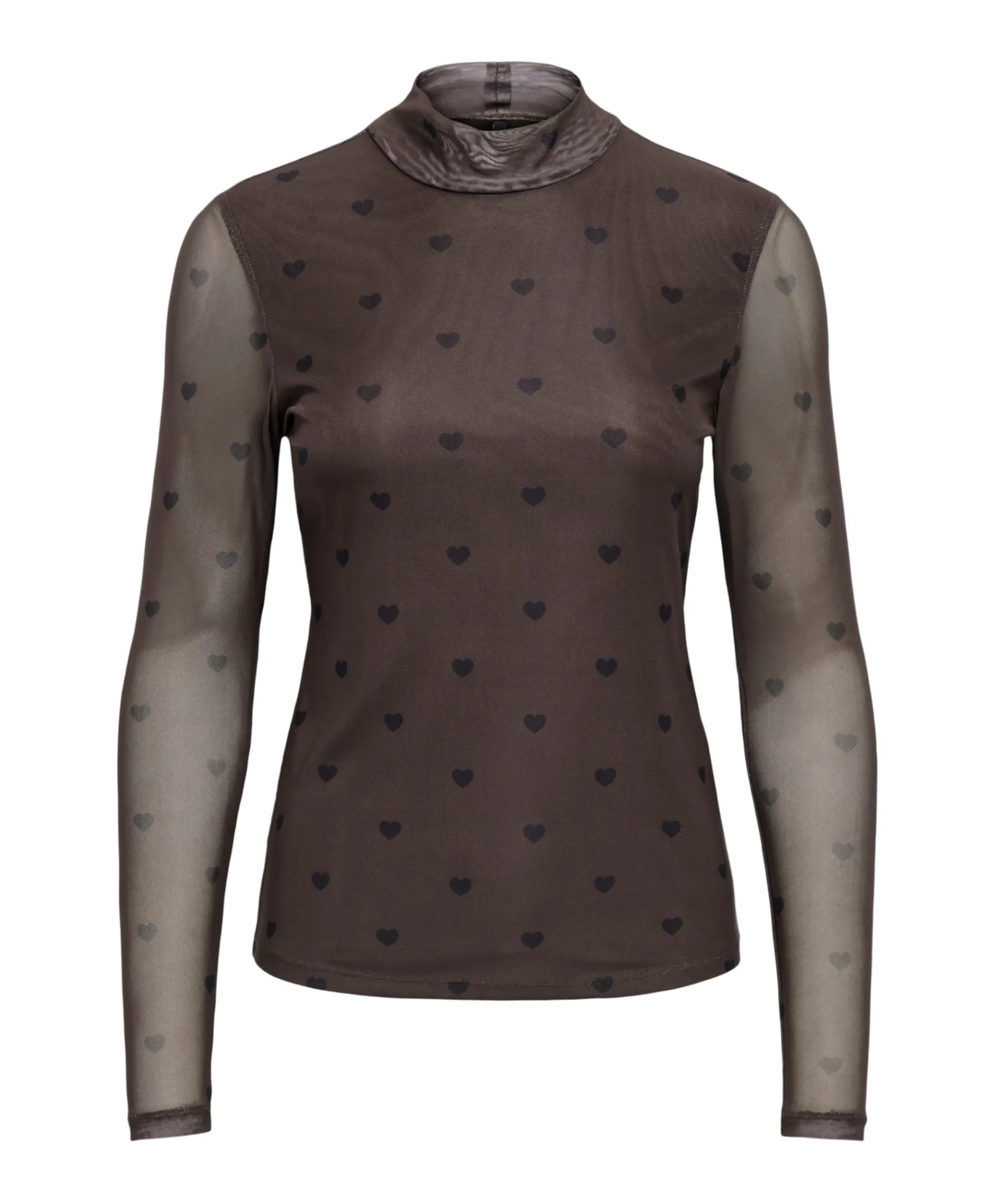 Dames top bruin