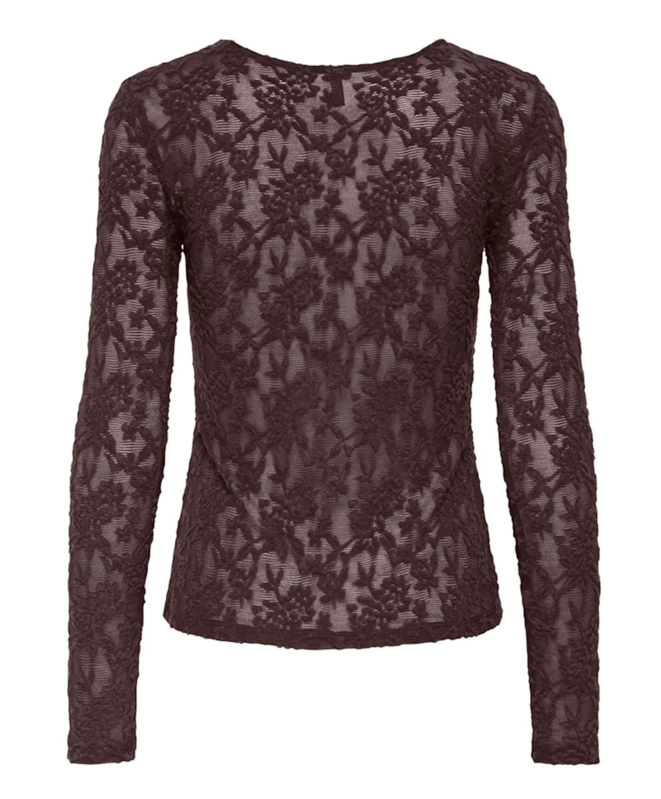 Dames top bruin