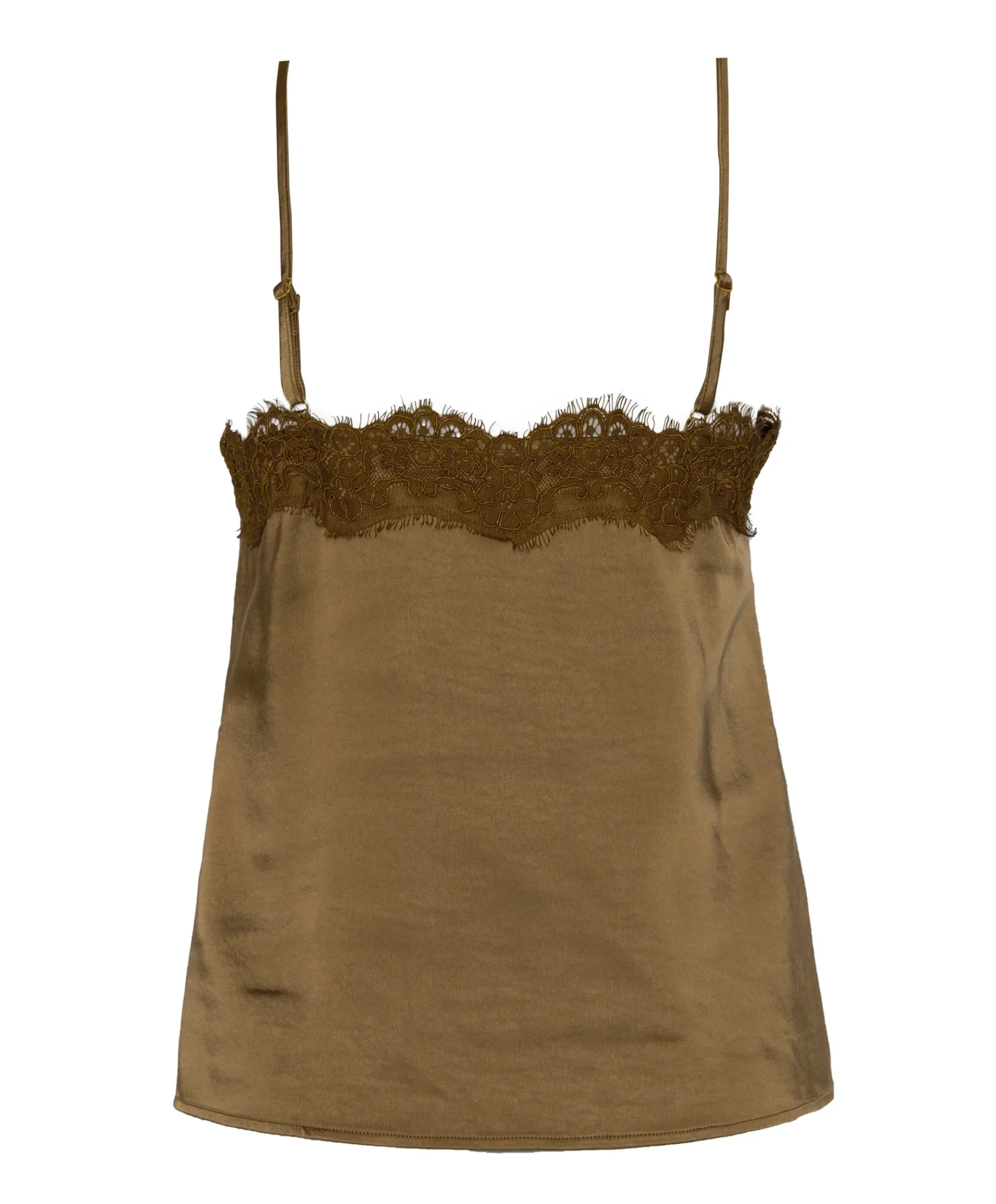 Dames top bruin