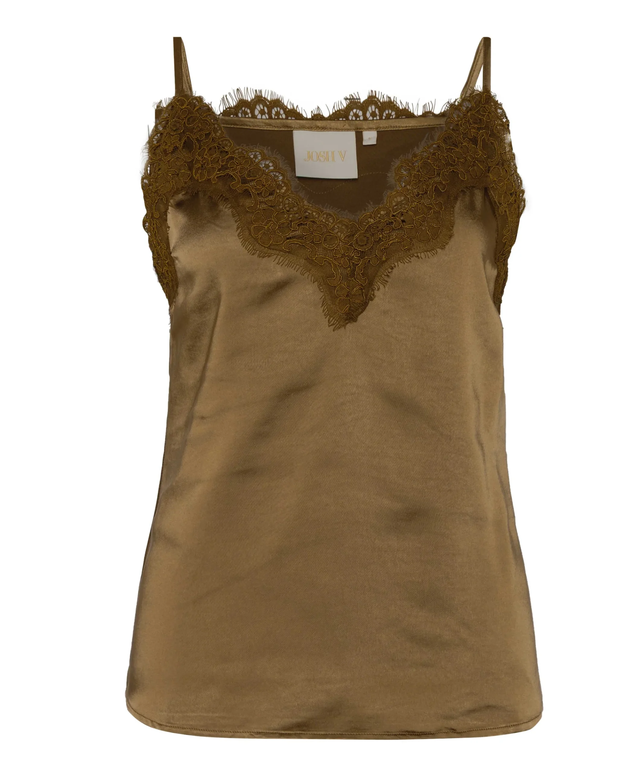 Dames top bruin