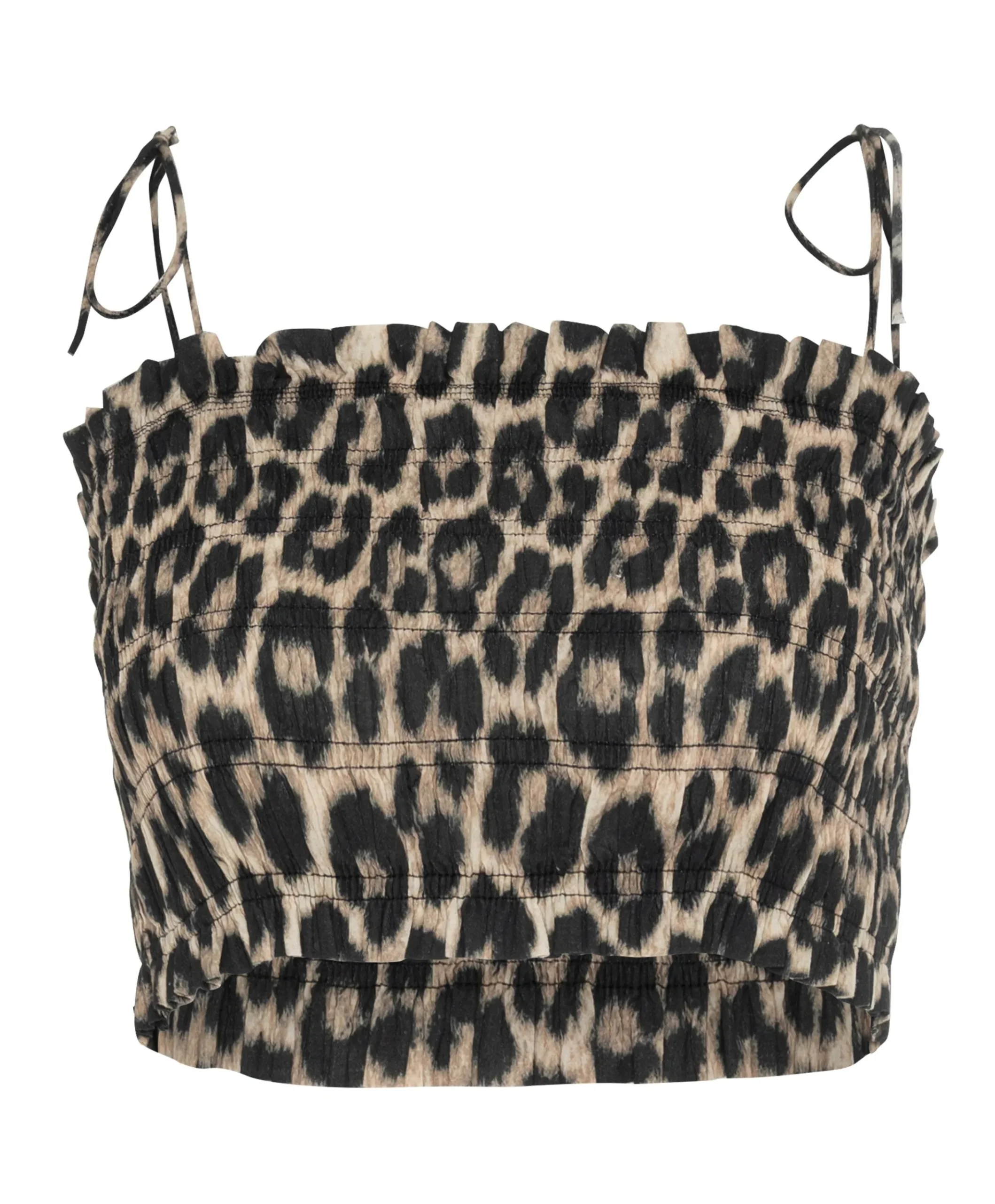 Dames top bruin