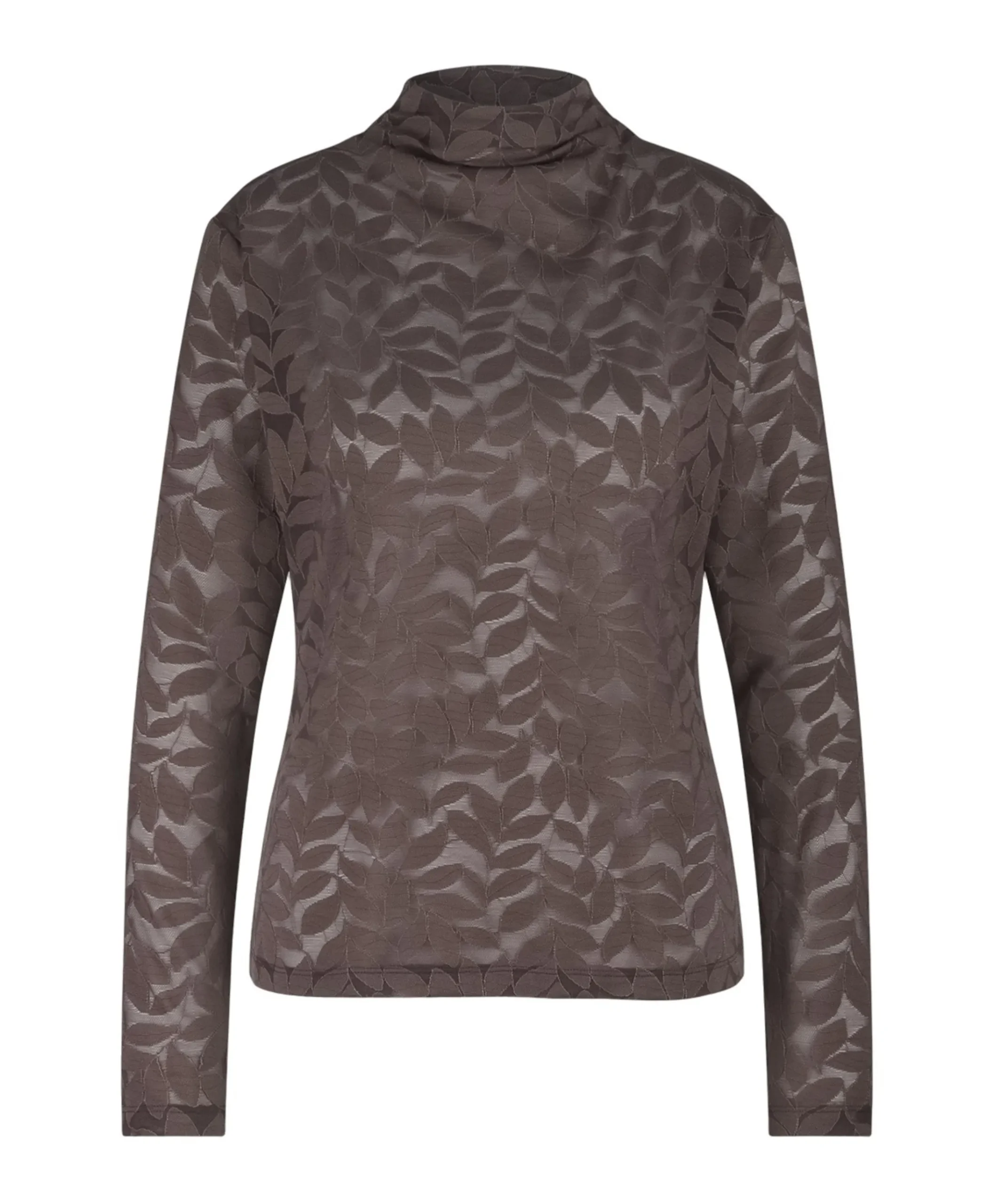Dames top bruin