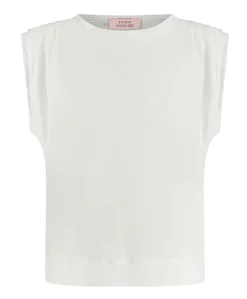 Dames top ecru