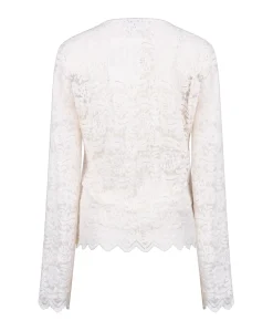 Dames top ecru