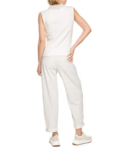 Dames top ecru