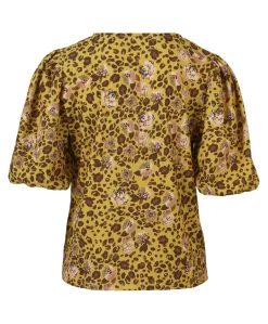 Dames top geel