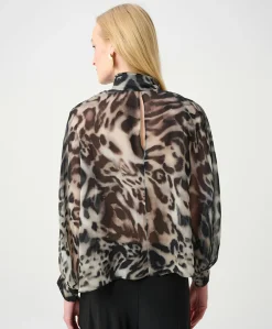 Dames top grijs