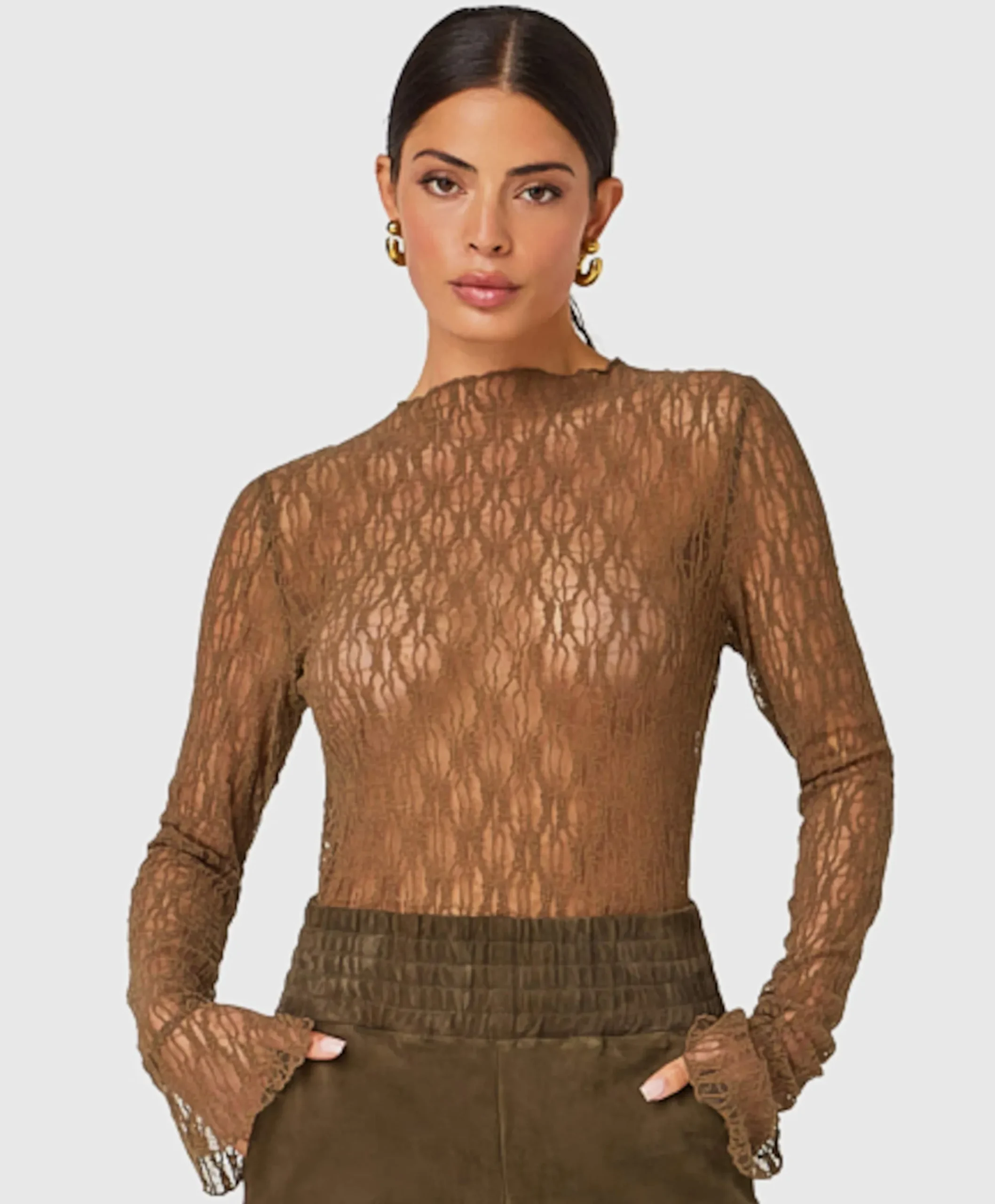 Dames top groen