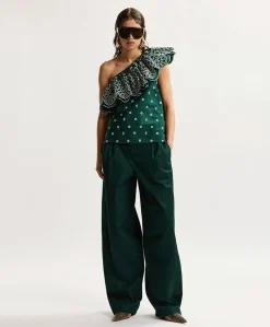 Dames top groen