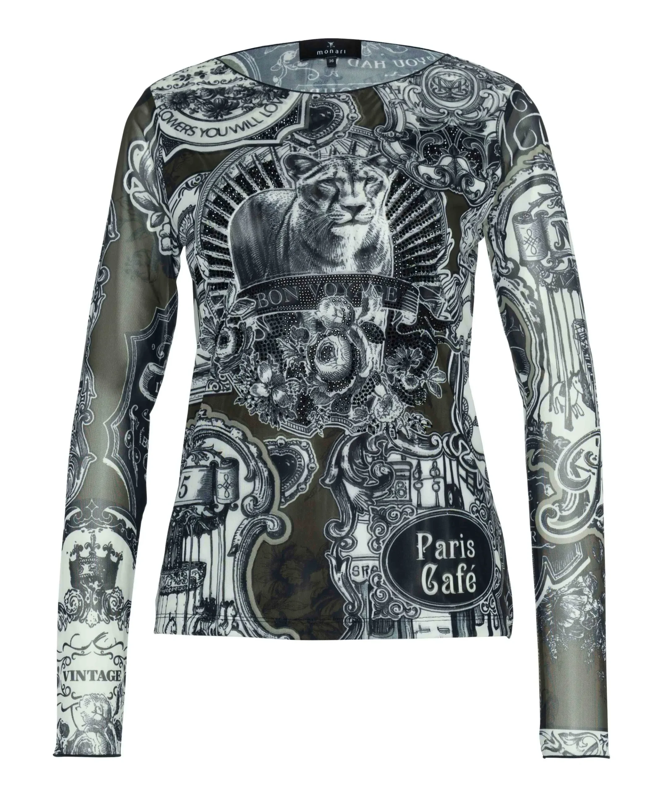 Dames top zwart