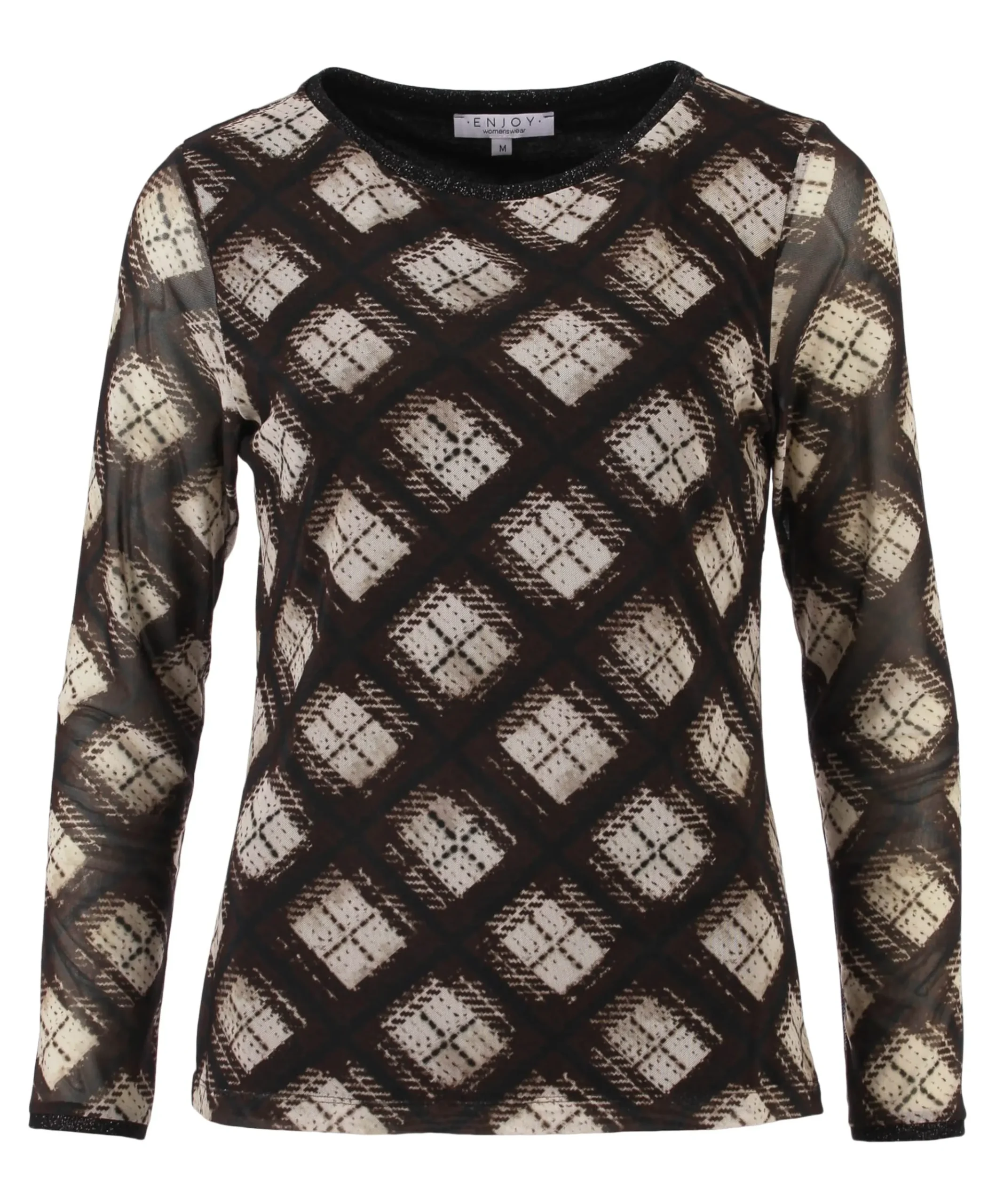 Dames top zwart