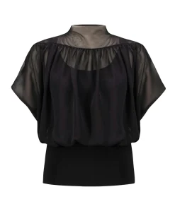Dames top zwart