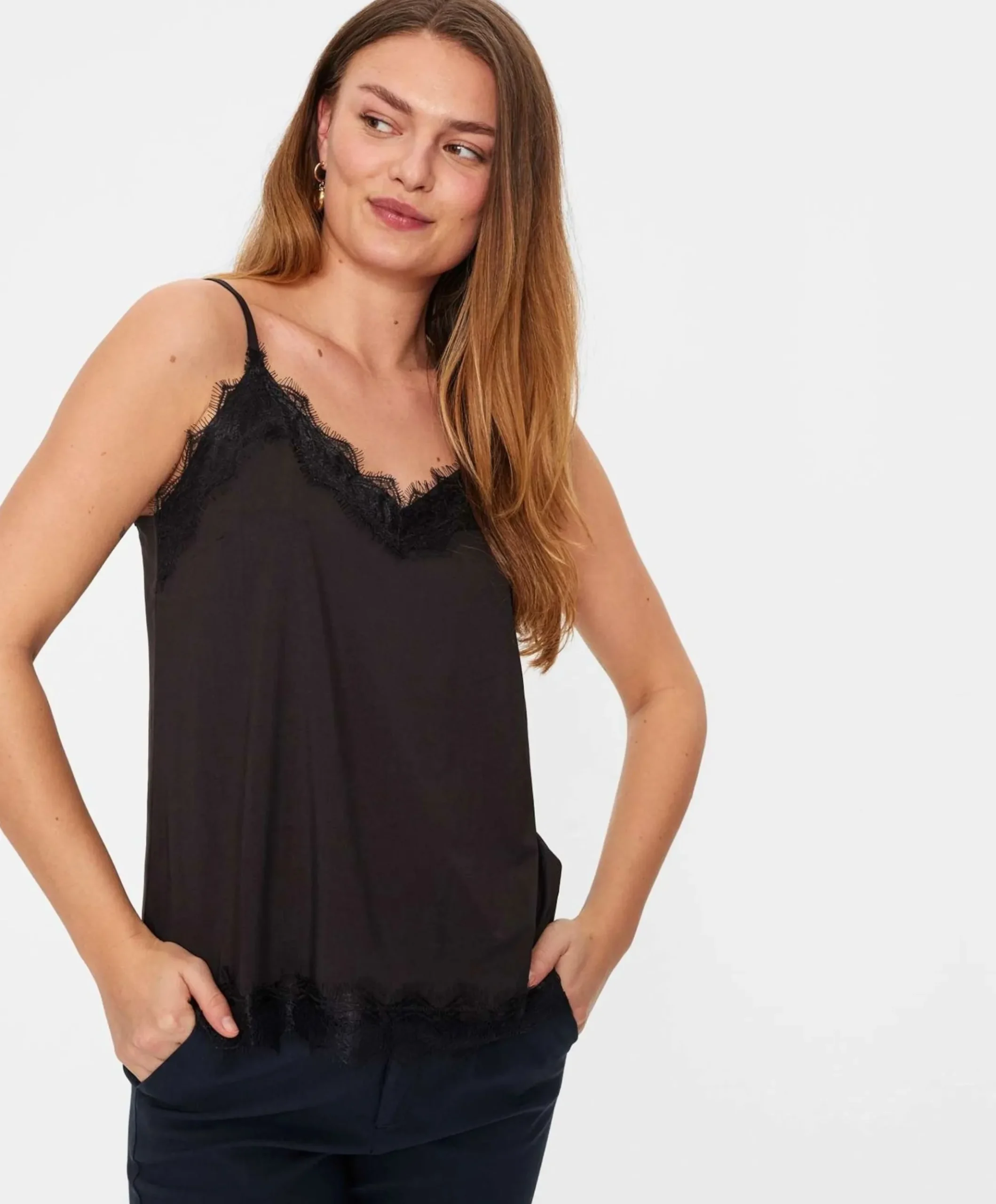 Dames top zwart