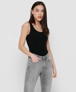 Dames top zwart