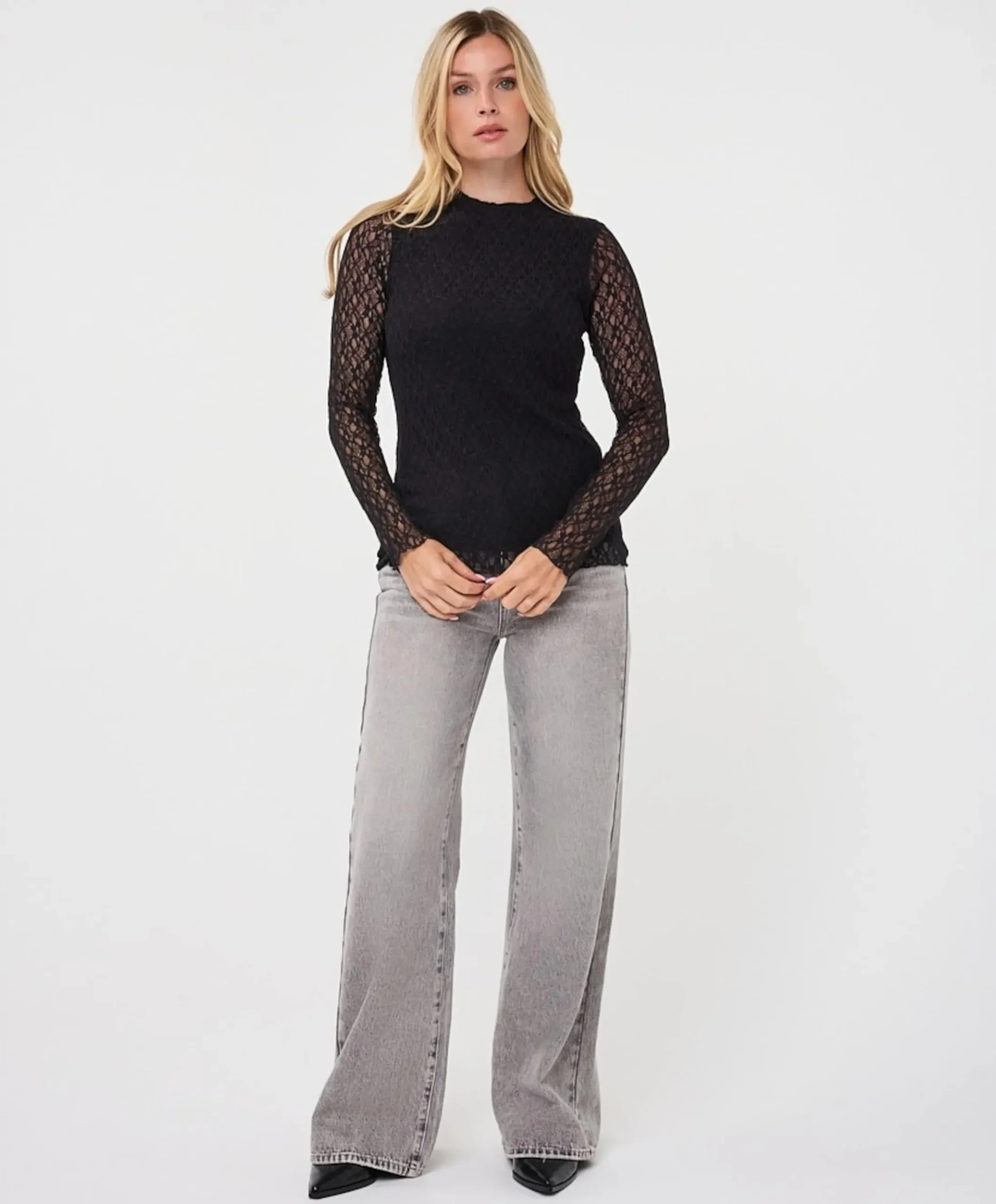 Dames top zwart