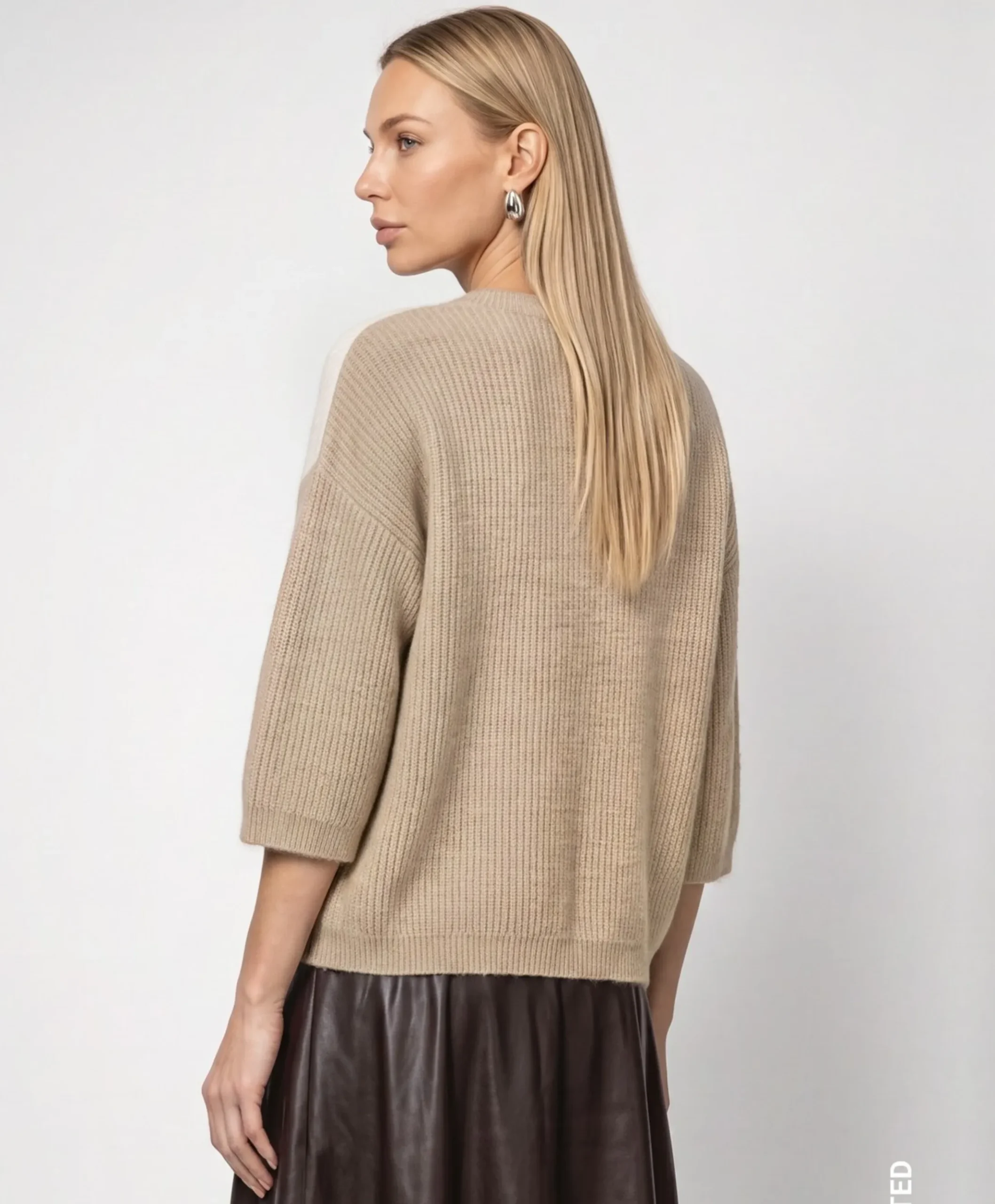 Dames trui beige