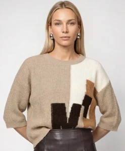 Dames trui beige