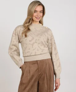 Dames trui beige
