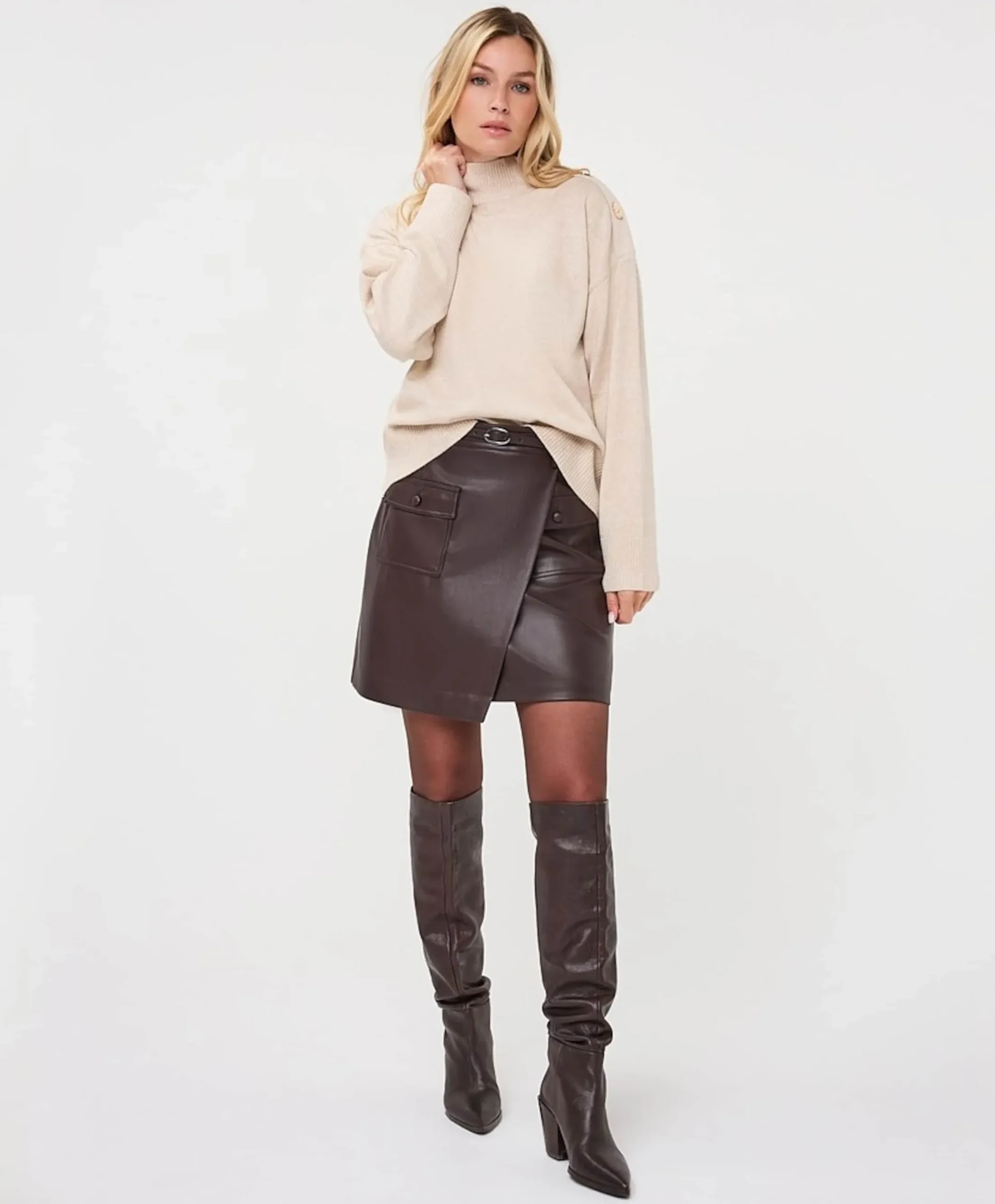 Dames trui beige