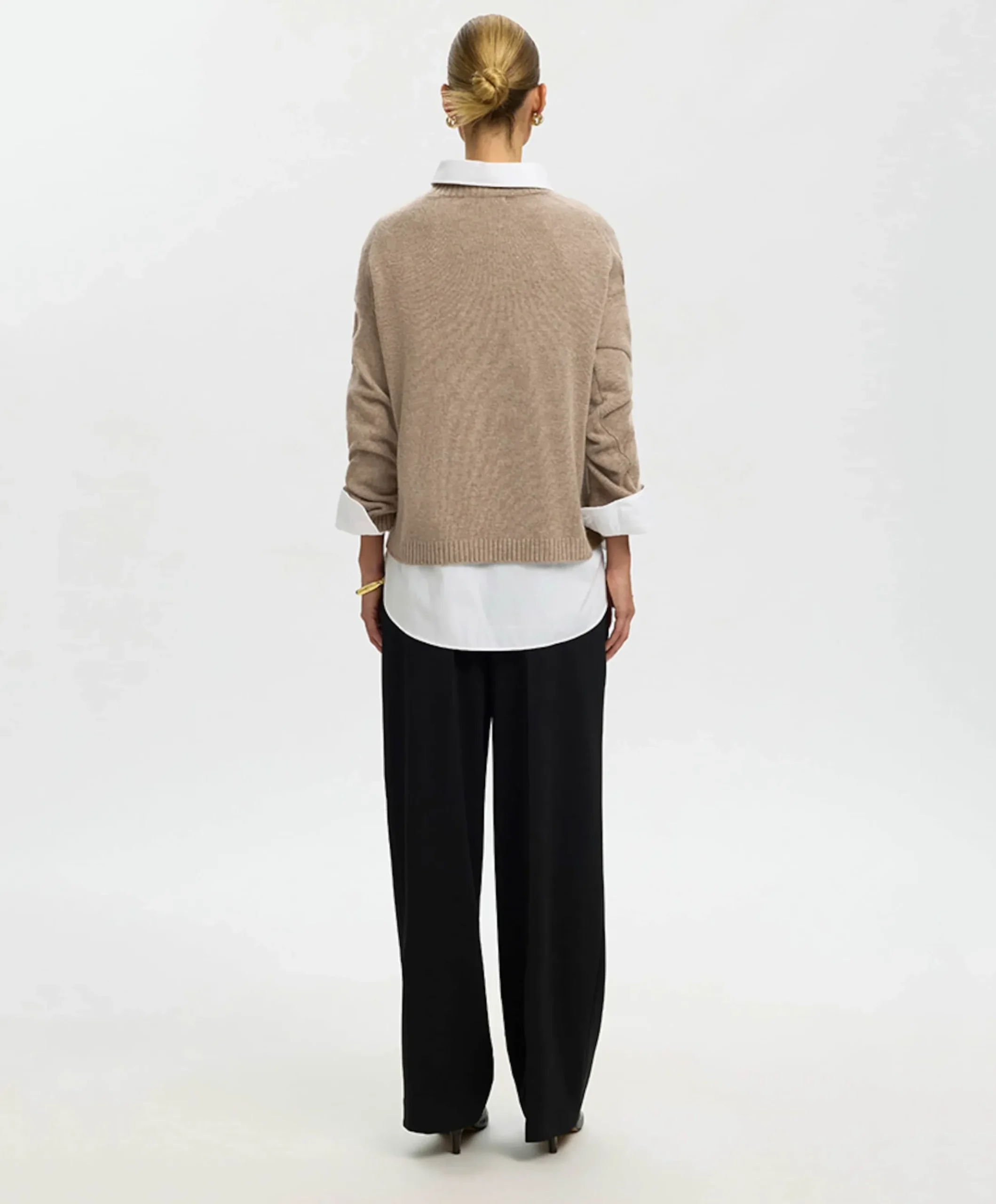 Dames trui beige
