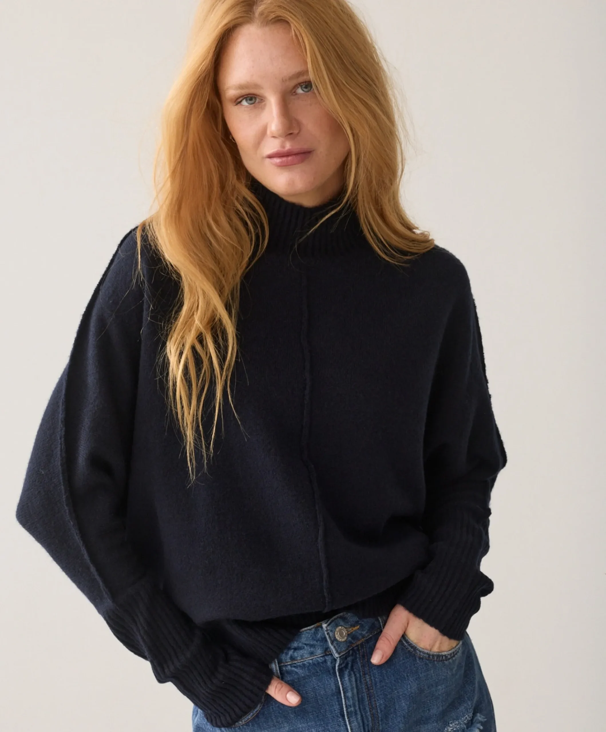 Dames trui blauw