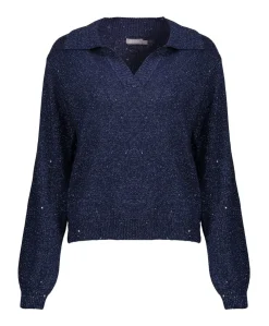 Dames trui blauw