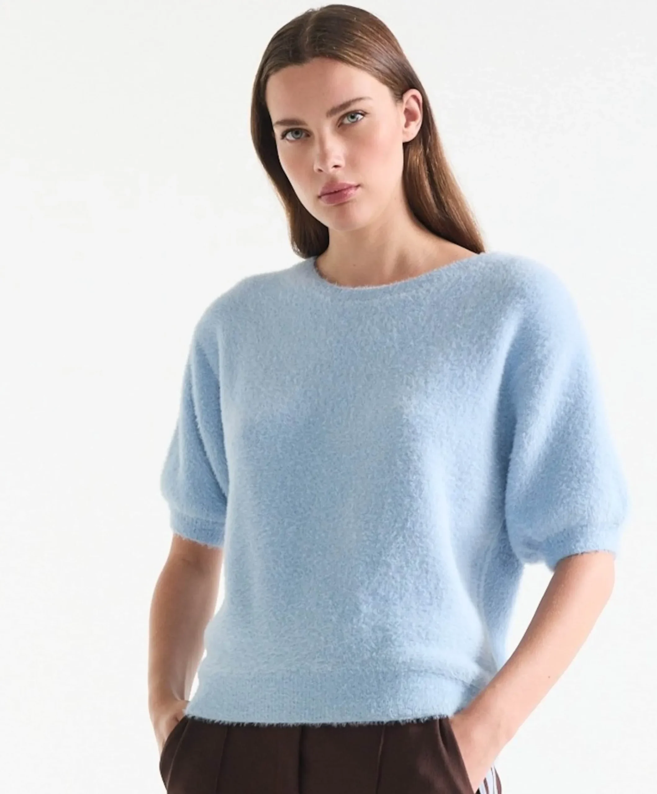 Dames trui blauw