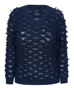 Dames trui blauw