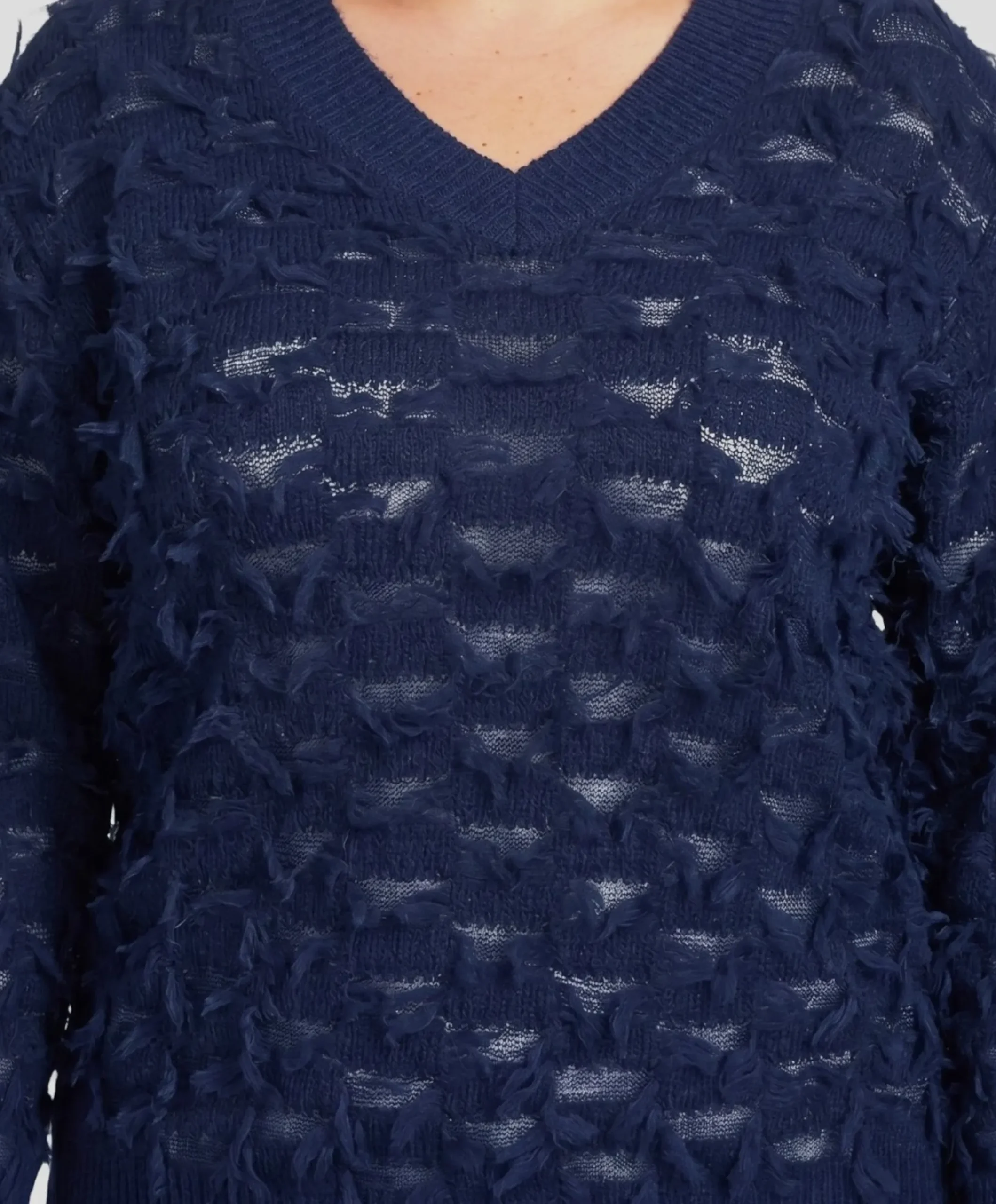 Dames trui blauw
