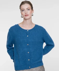 Dames trui blauw