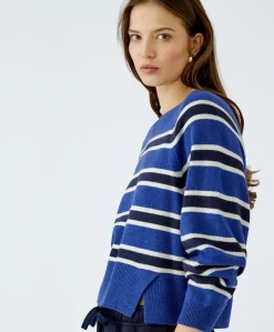 Dames trui blauw