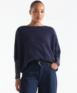 Dames trui blauw