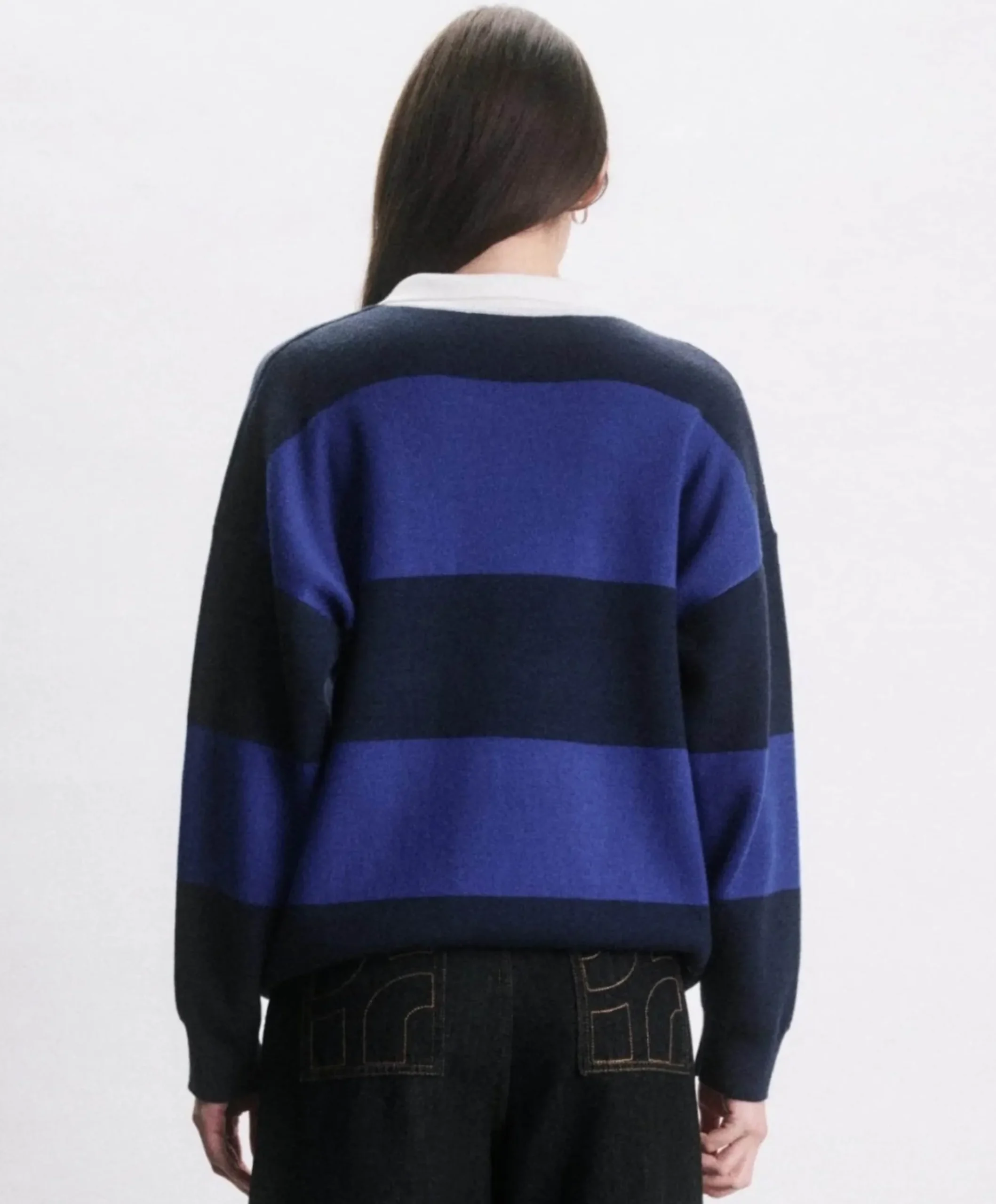 Dames trui blauw