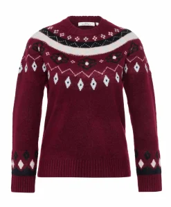 Dames trui bordeaux