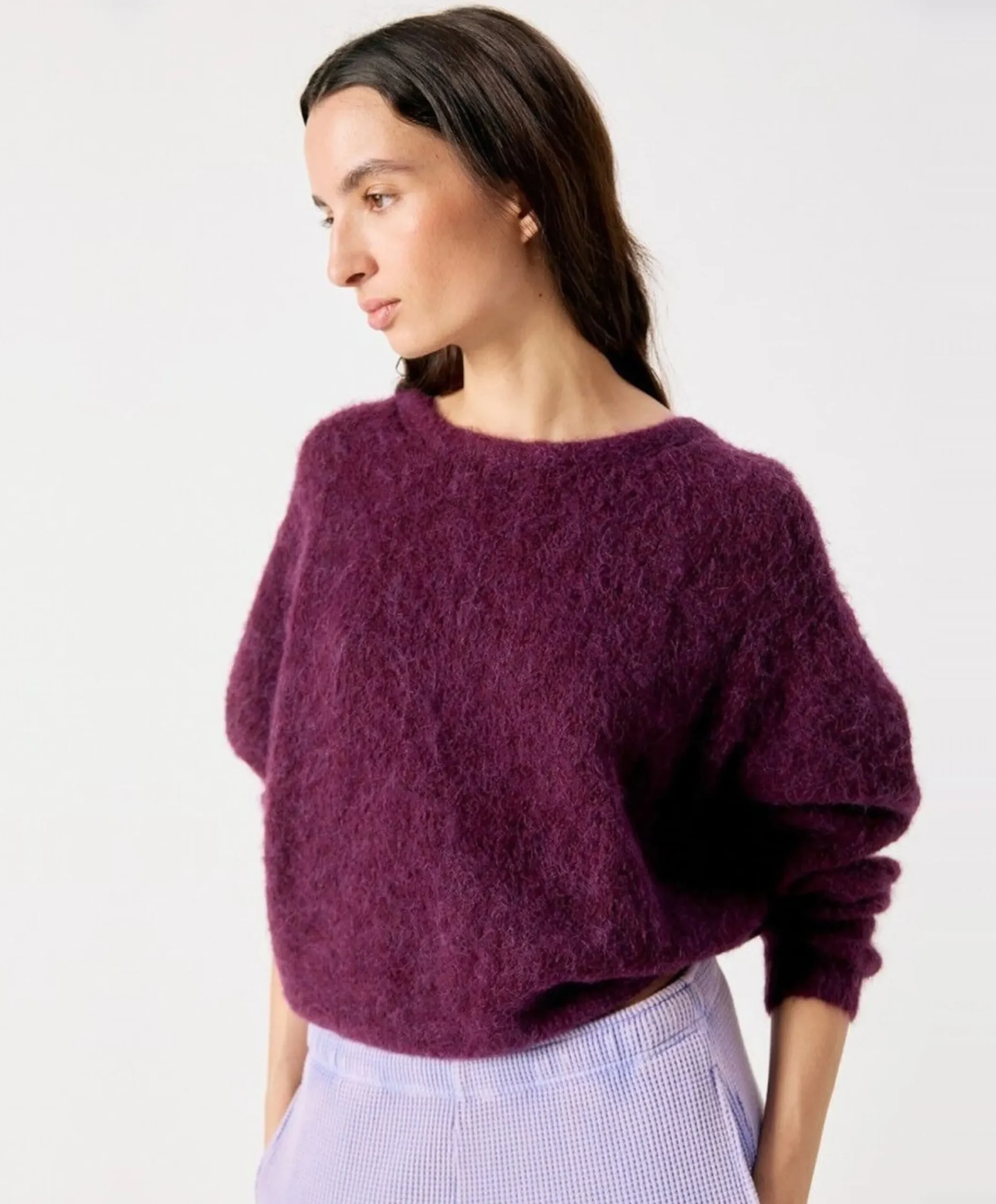 Dames trui bordeaux