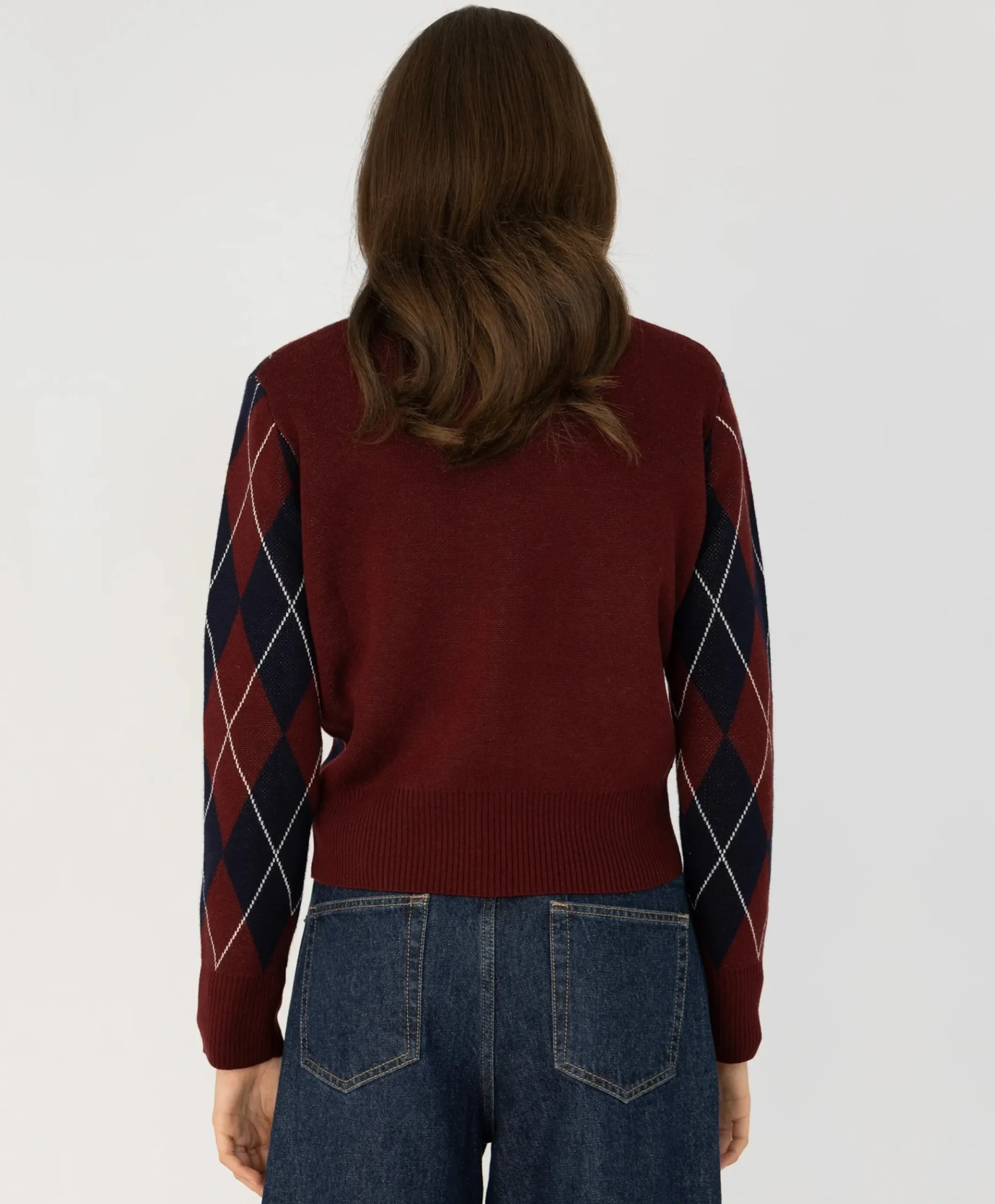 Dames trui bordeaux