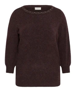 Dames trui bordeaux
