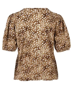 Dames T-shirt beige