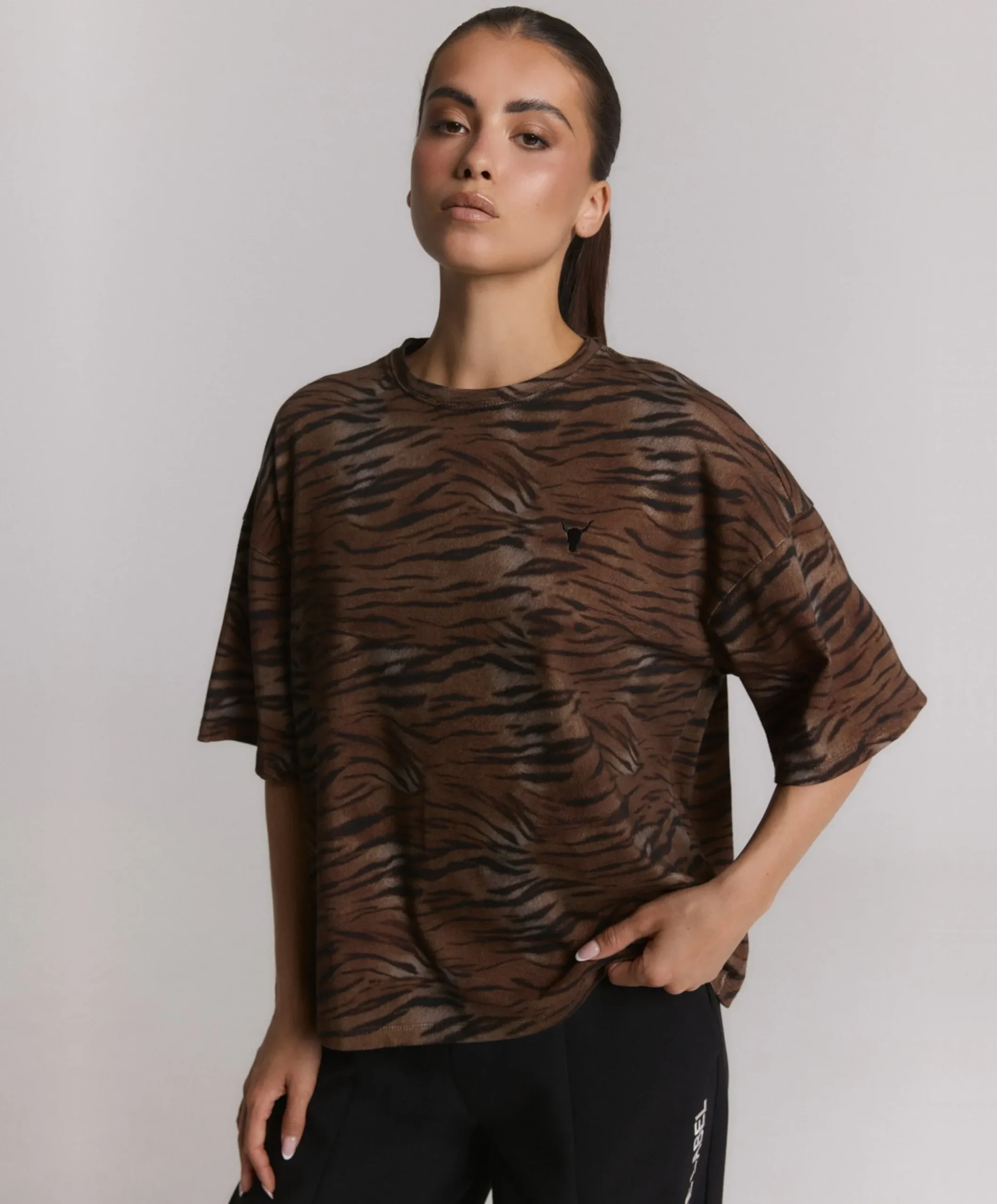 Dames T-shirt beige