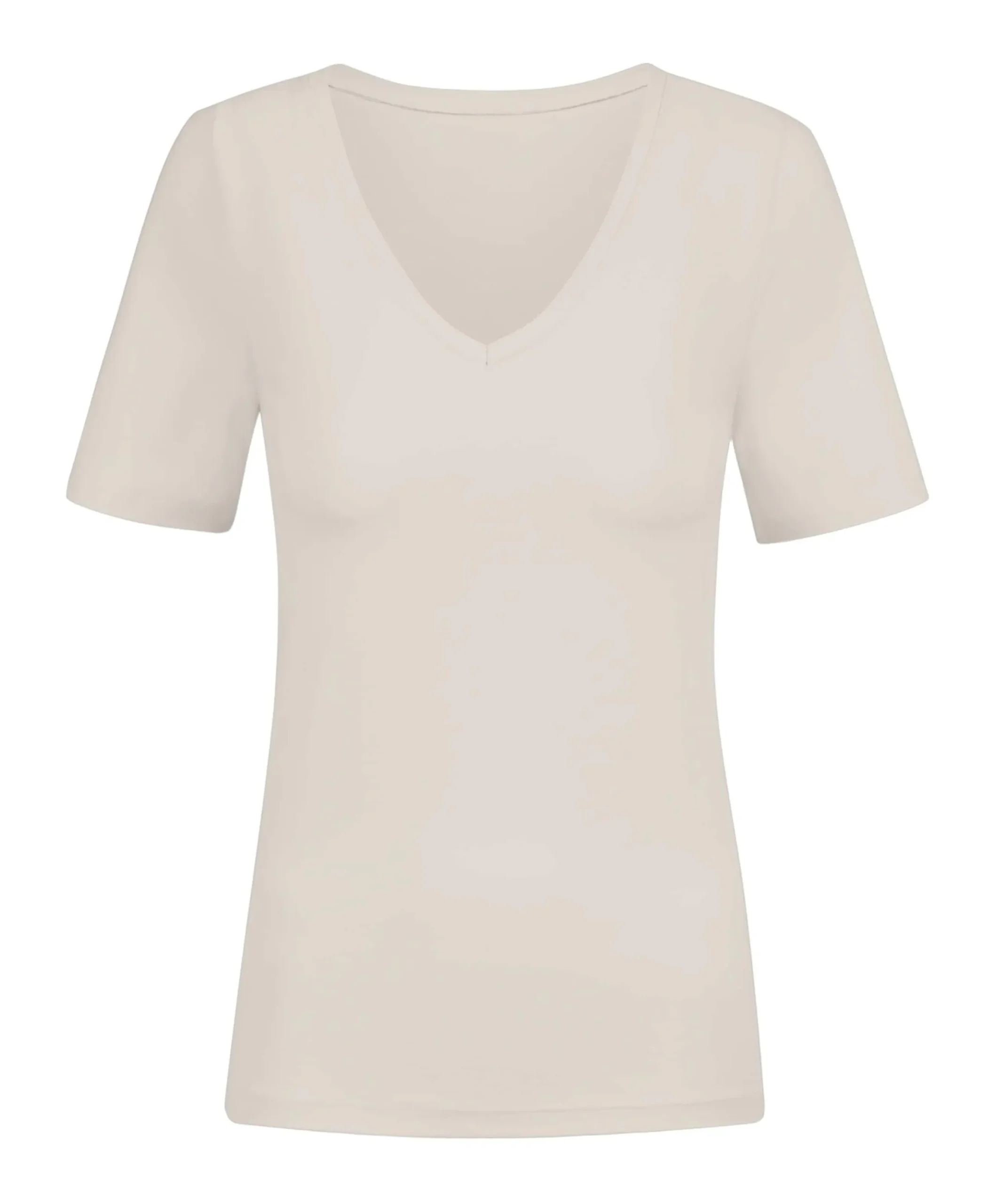 Dames T-shirt beige