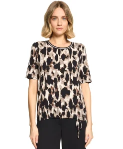 Dames T-shirt beige